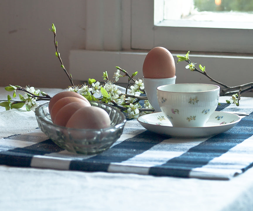Blue Plaid Cloth Placemats