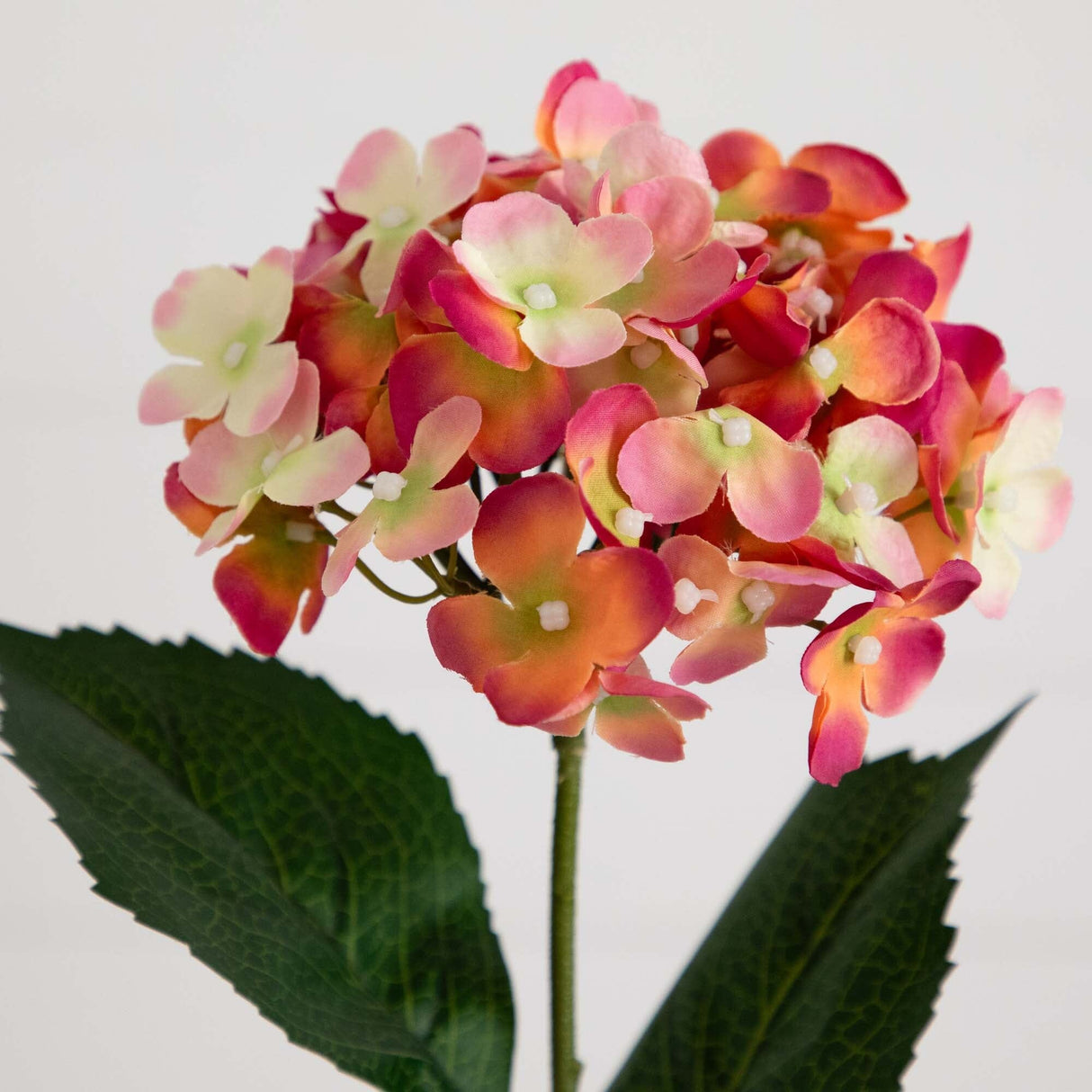 20" Artificial Hydrangea Flower Stem, Set of 3