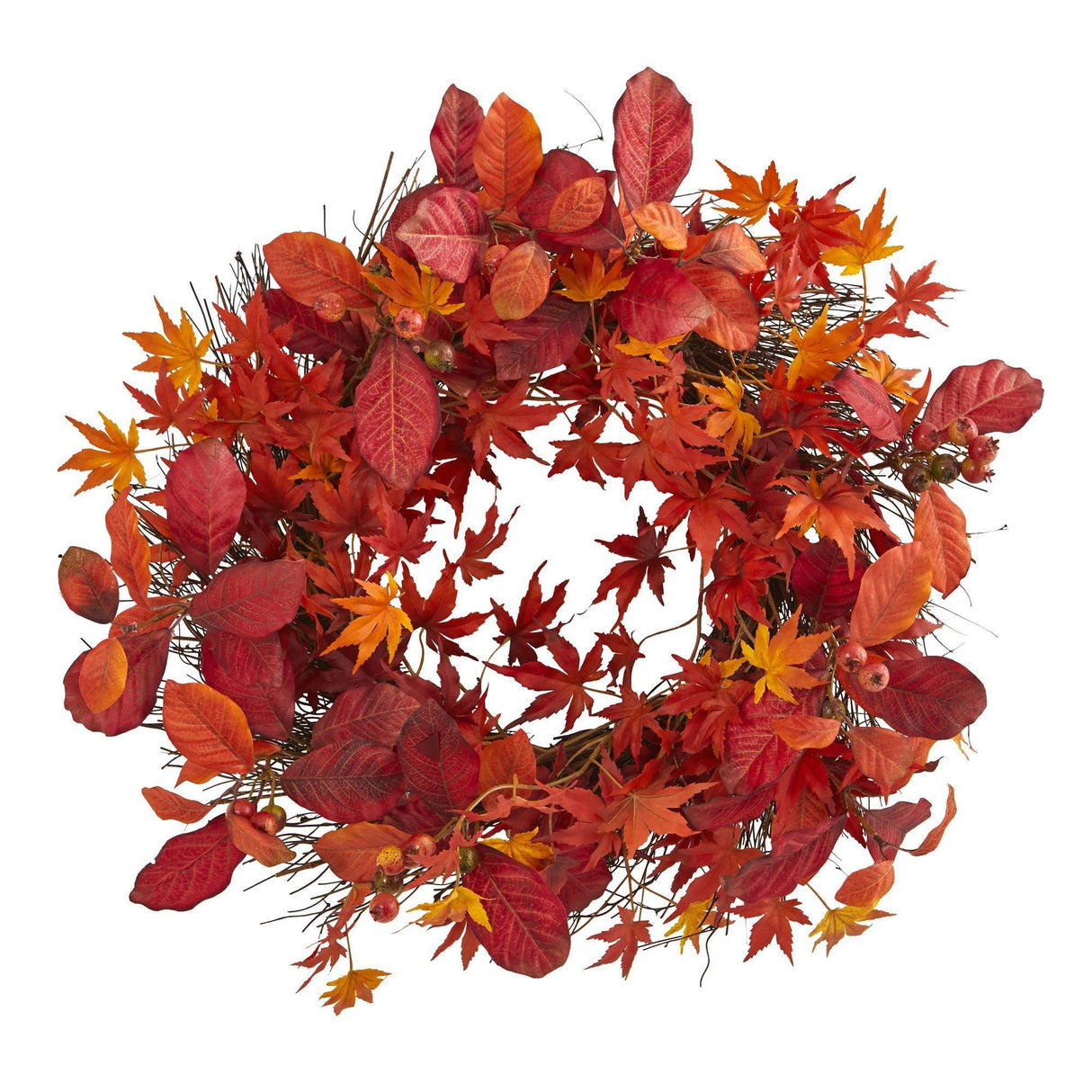 22” Japanese Maple Wreath