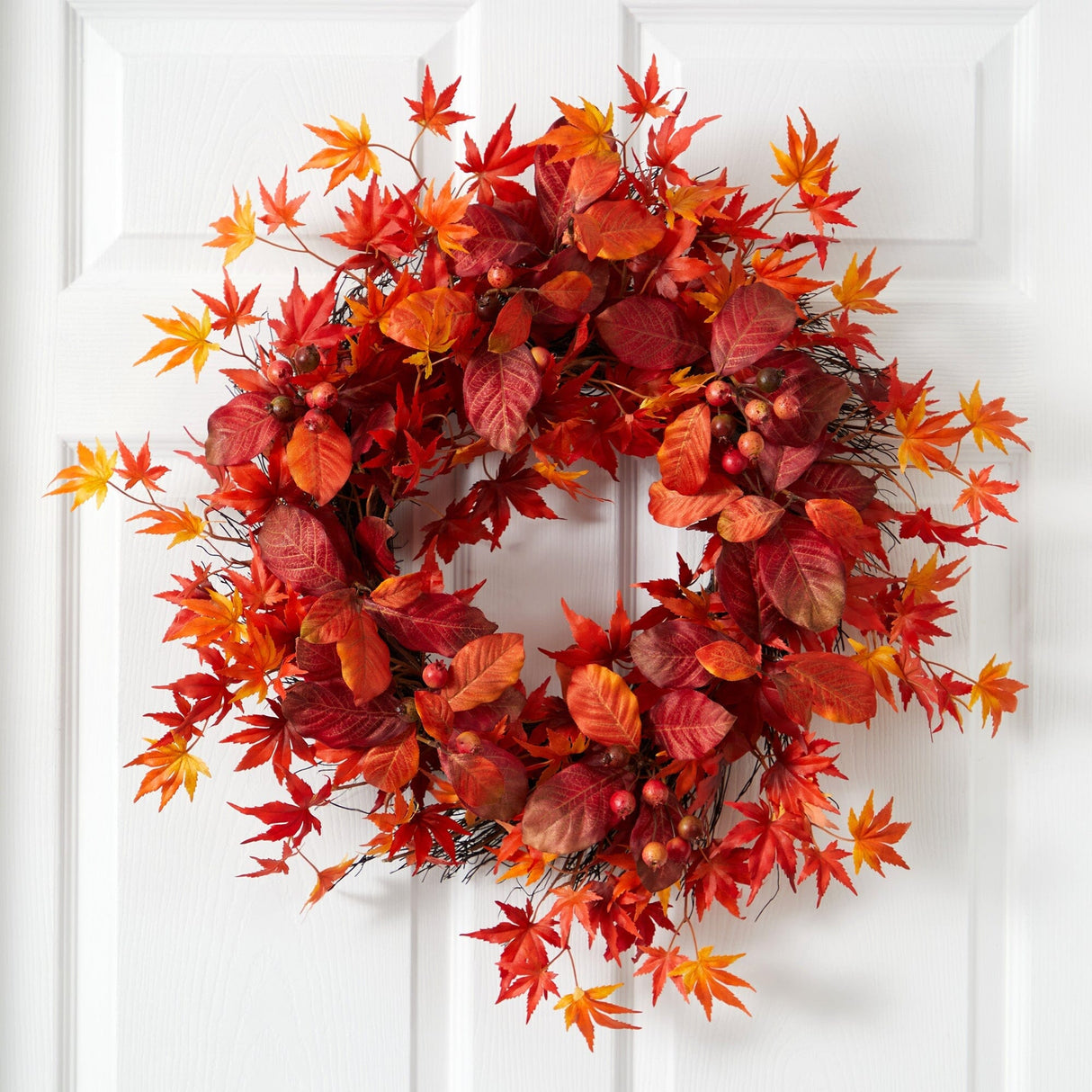 22” Japanese Maple Wreath