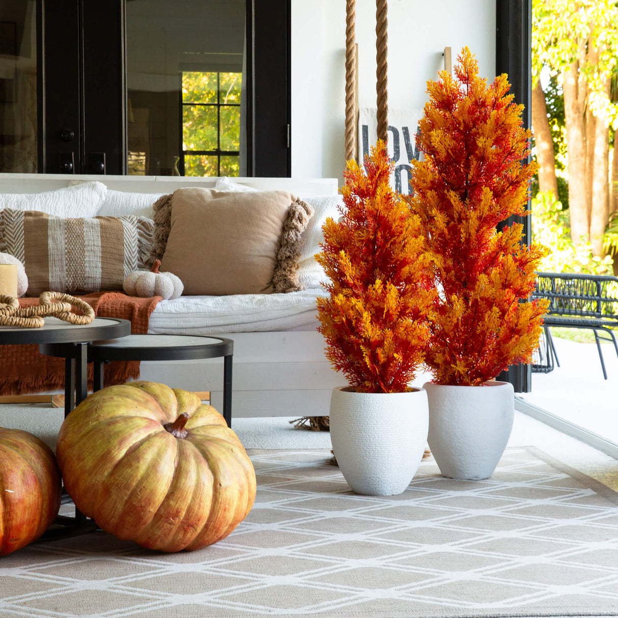 Autumn Artificial Fall Cedar Tree