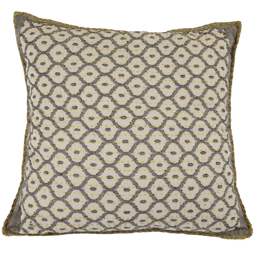 Artisan Hand Loomed Cotton Square Pillow
