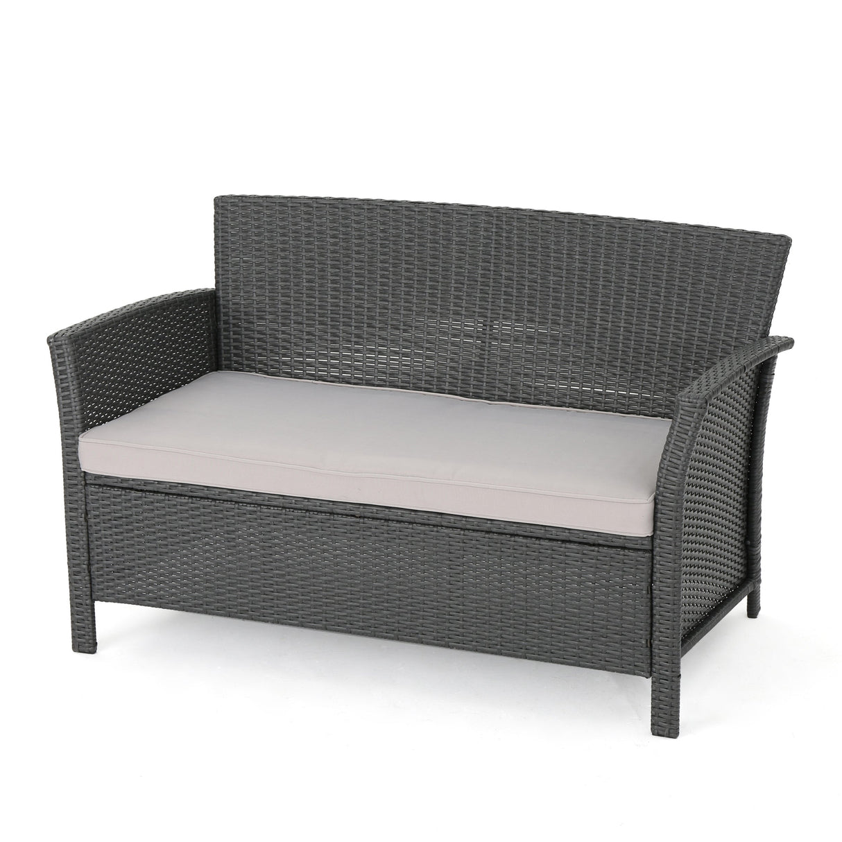 St Lucia Rattan Loveseat