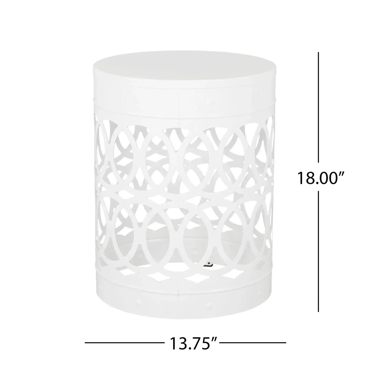 Riviera Outdoor Metal Large End Table