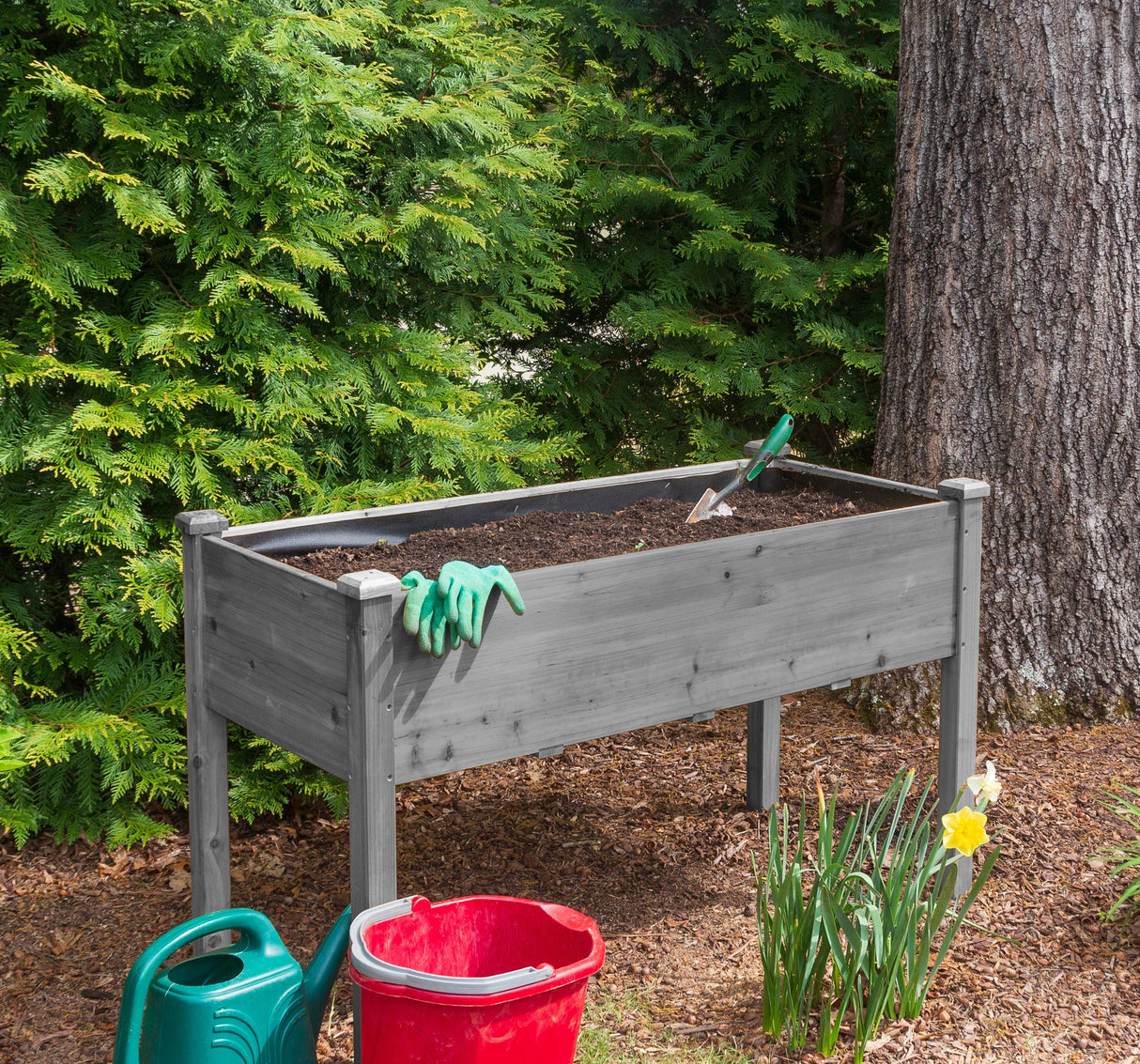 Wooden Raised Garden Bed