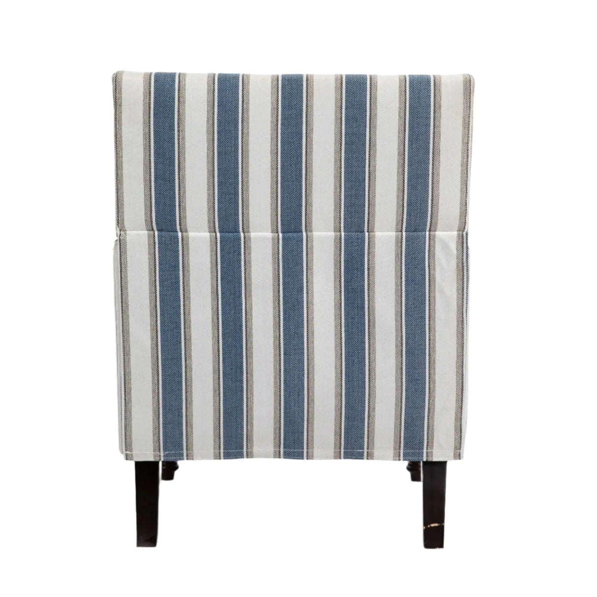 Ocean Stripe Upholstered Accent Chair