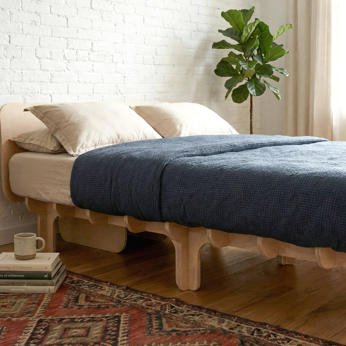 Dovid Birch Bed Frame
