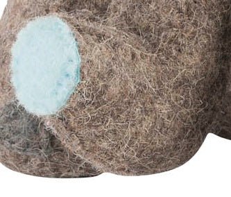 Blue Elephant Door Stop Hand Felted Wool Arcadia Home