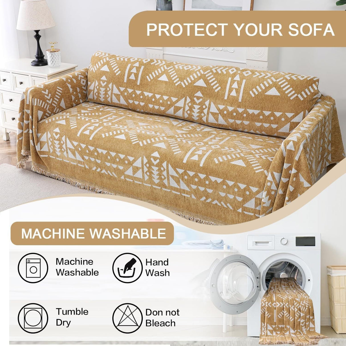 Premium Couch Cover Blanket