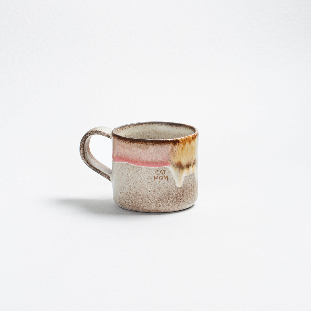 Cat Mom Stoneware Ceramic Mug, 12.2oz