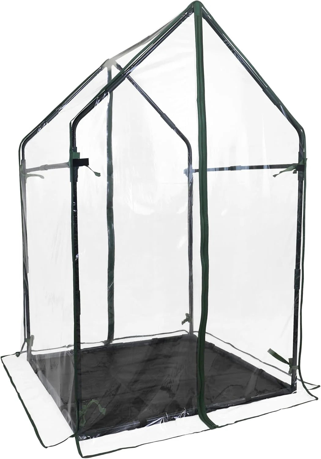 Cedar Raised Garden Bed with Greenhouse Cover