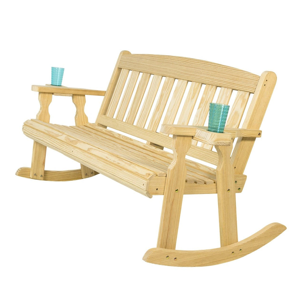 Amish Casual Heavy Duty Mission Outdoor Double Rocker
