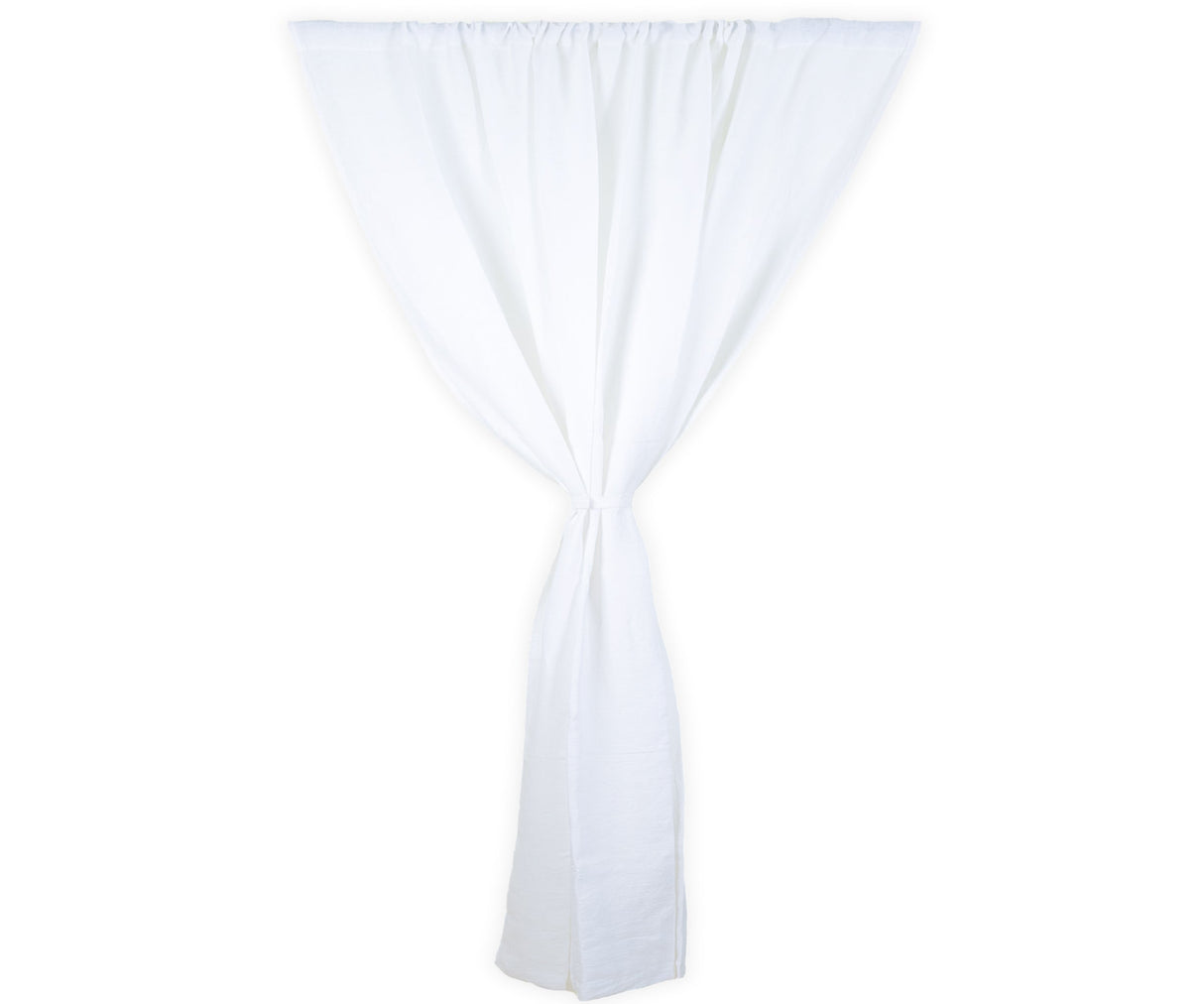 100 % Linen Curtains - White Curtains