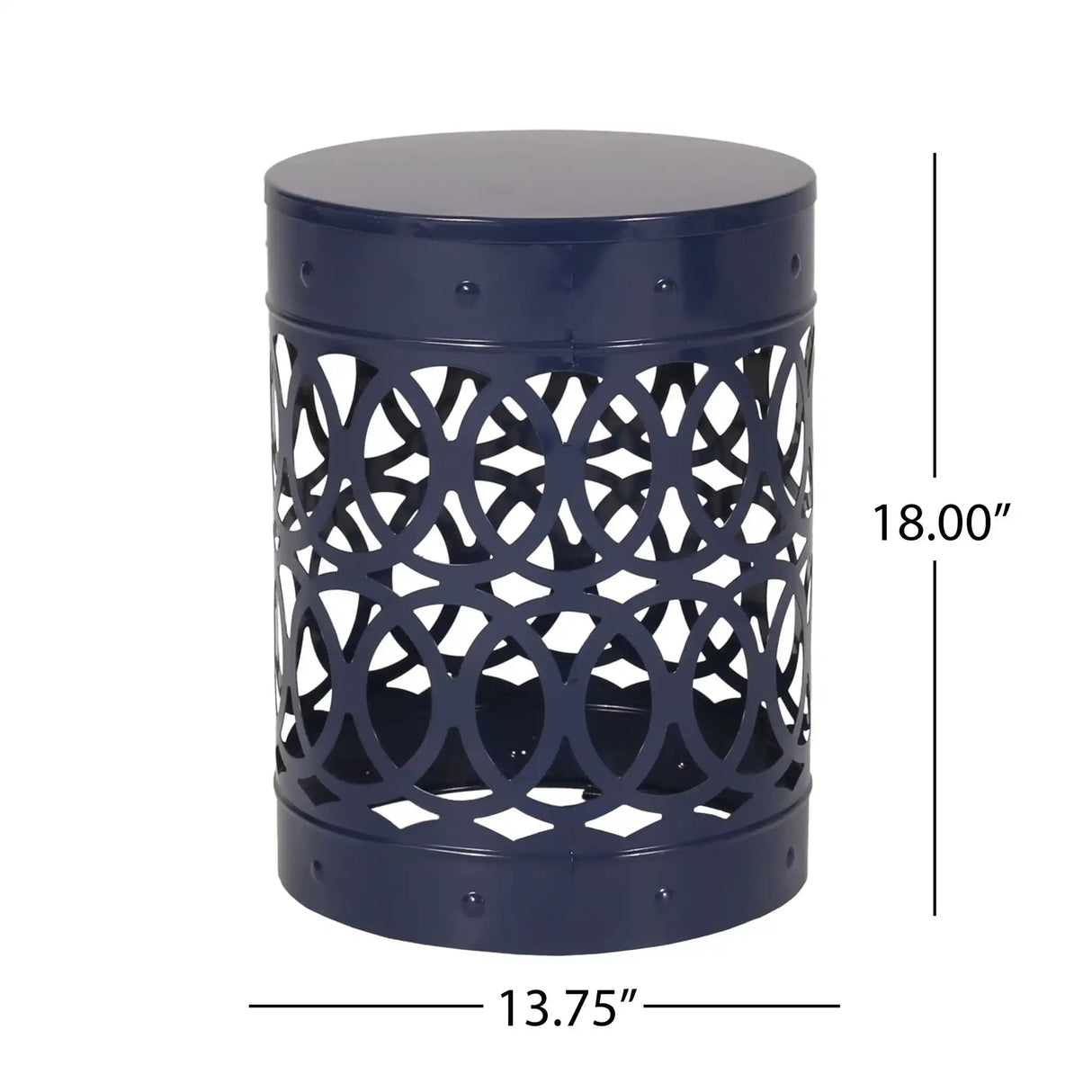 Riviera Outdoor Metal Large End Table