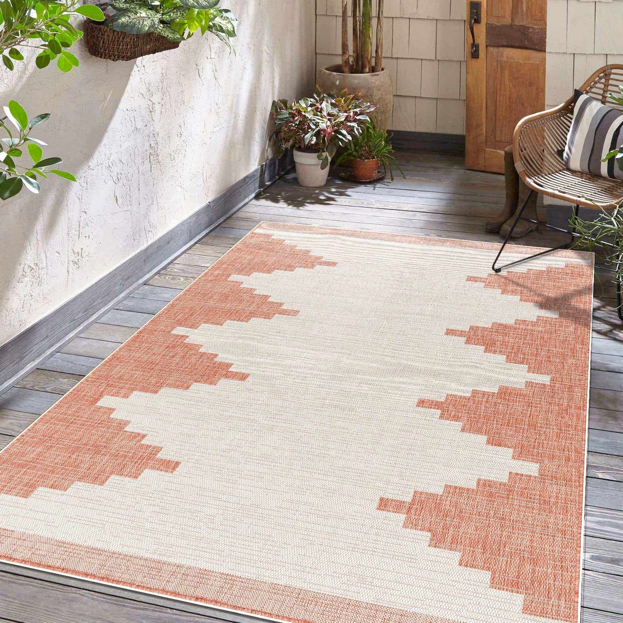 Djugun Peach Fuzz Indoor & Outdoor Rug