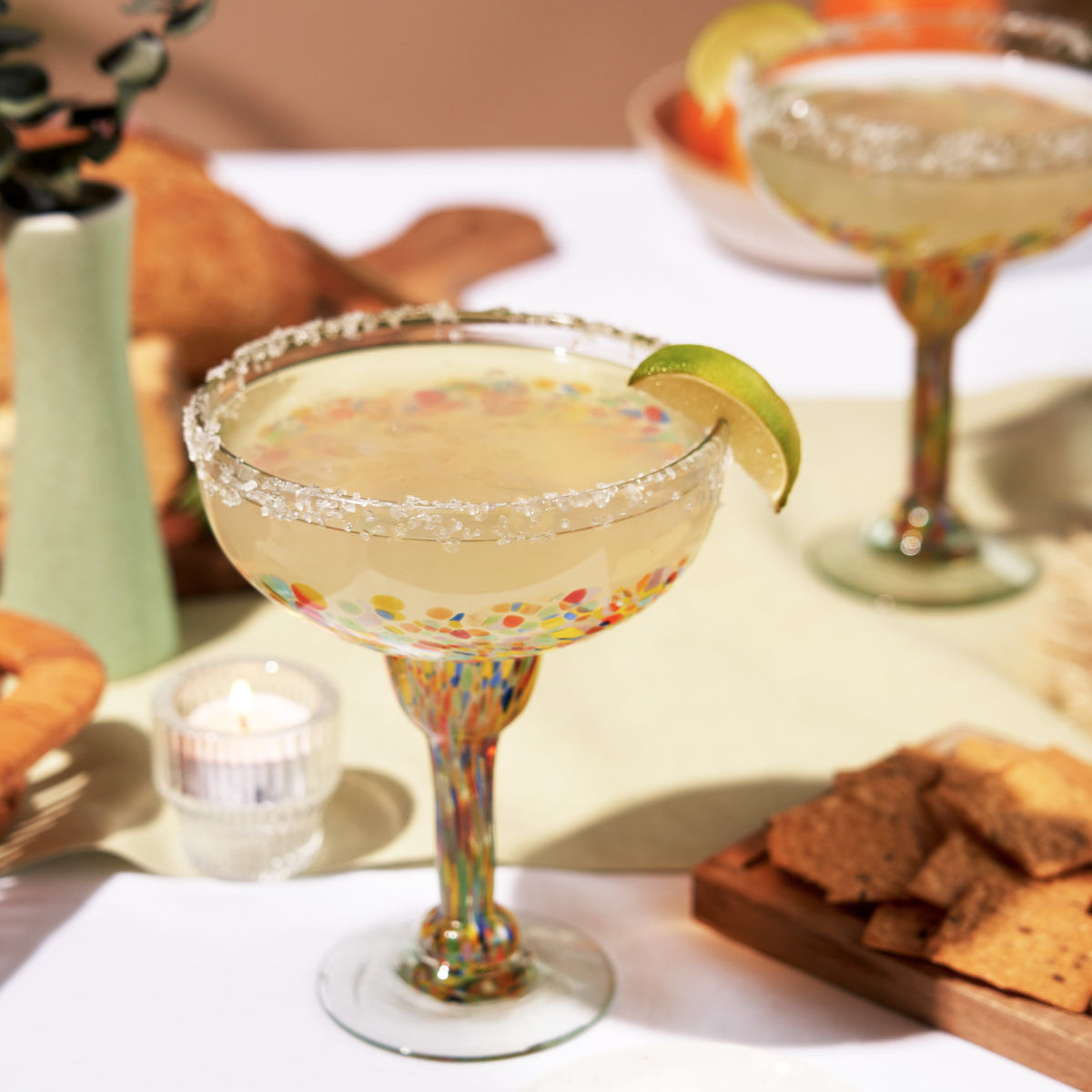 Segunda Vida Artistico Margarita Glasses
