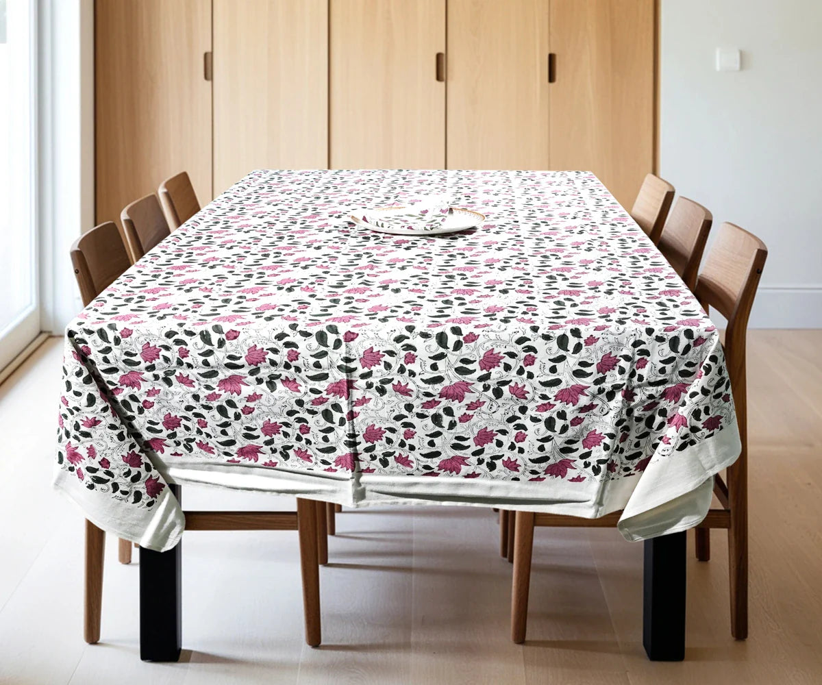 Botanical Tablecloth - Pink