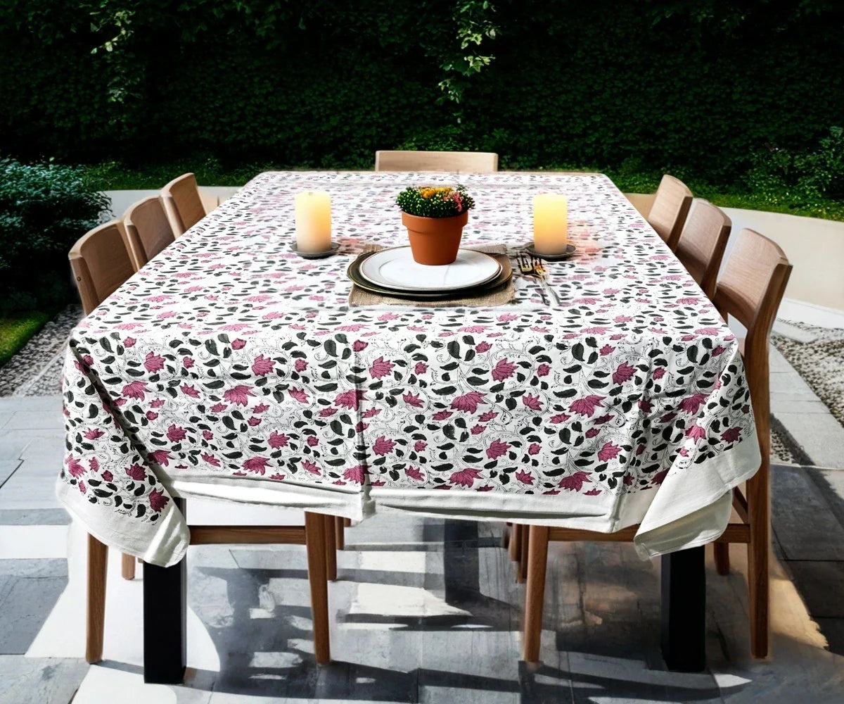 Botanical Tablecloth - Pink