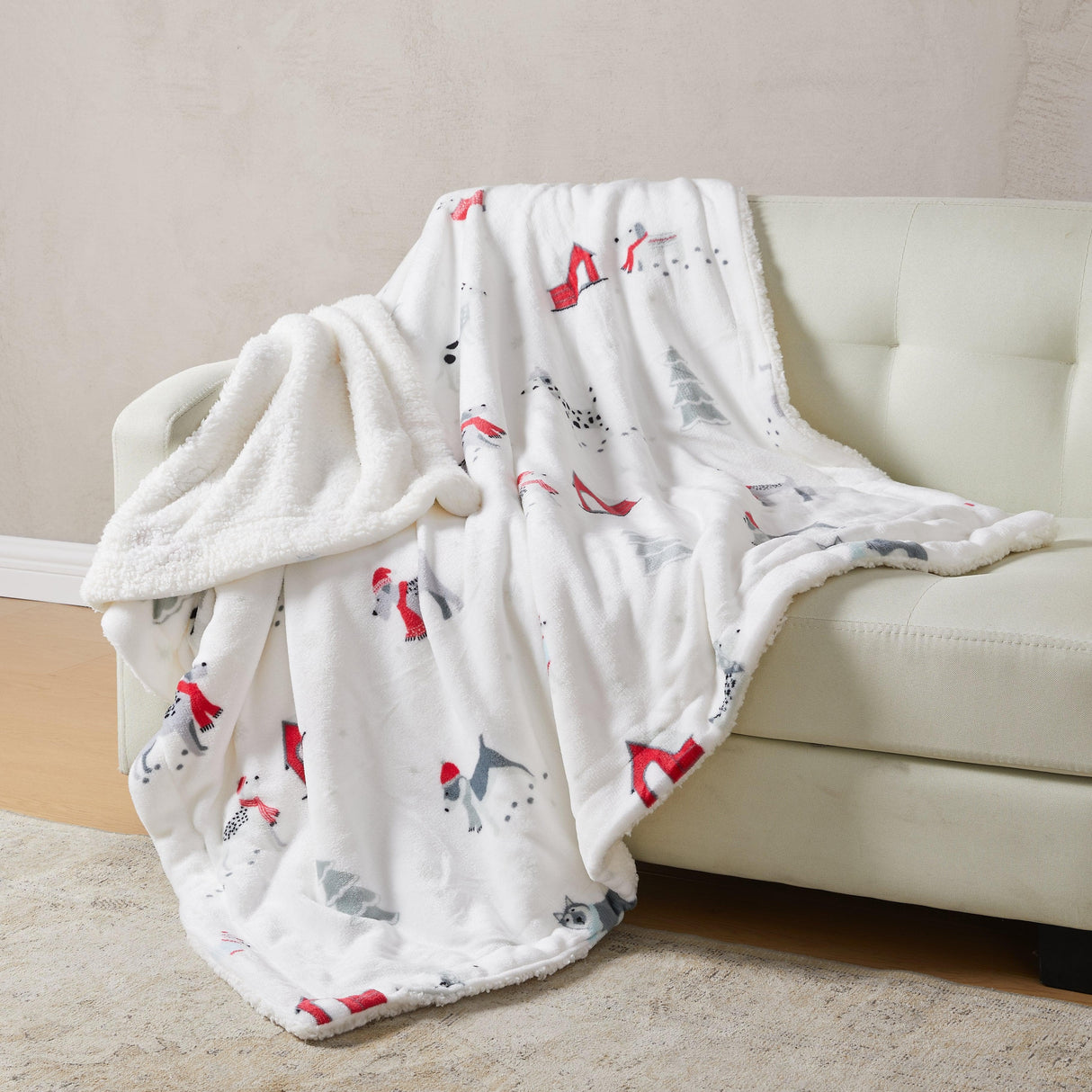 Sherpa Throw Blanket - Eve Collection