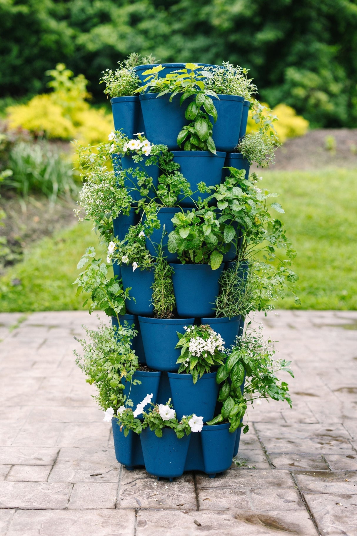 7 Tier GreenStalk Garden Leaf Vertical Planter - Basic Texture