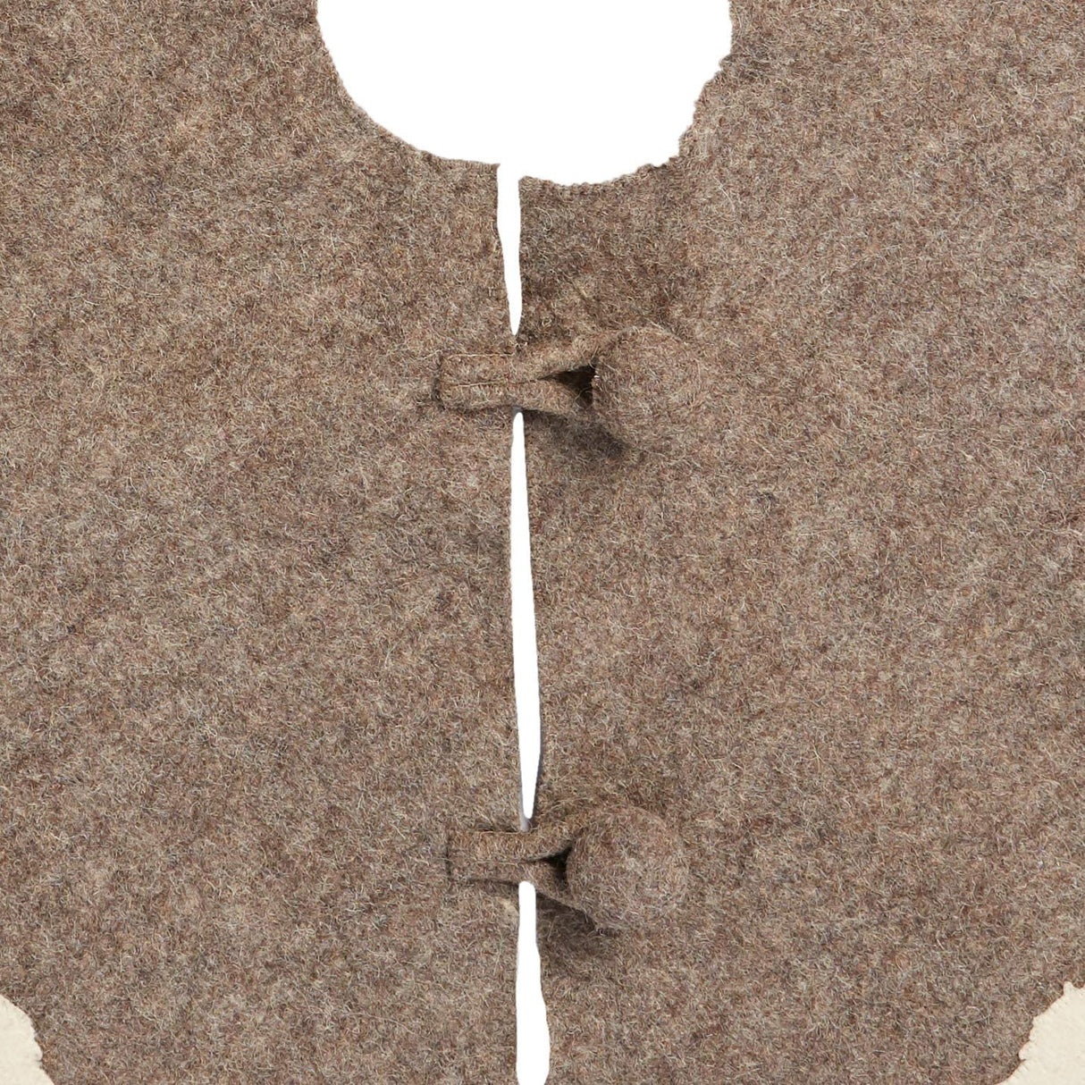 Handmade Horses Gray Felt Christmas Tree Skirt 60" Arcadia Home