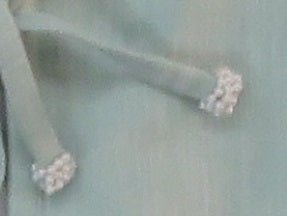 Handmade Seashells Light Blue Cotton Christmas Tree Skirt 60" Arcadia Home