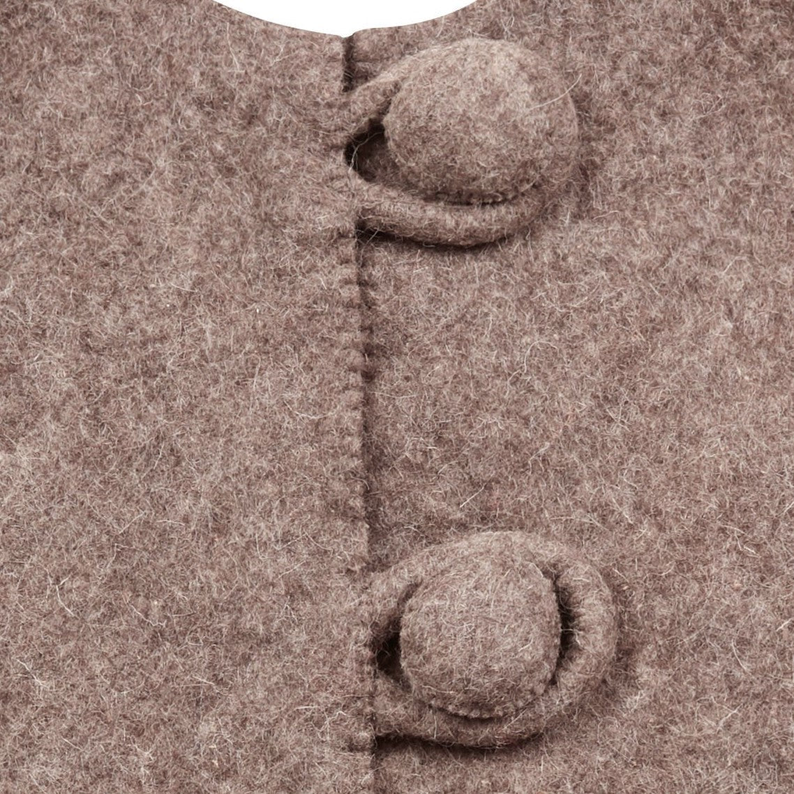 Handmade Felt Scandinavian Design Gray Christmas Tree Skirt 60" Arcadia Home