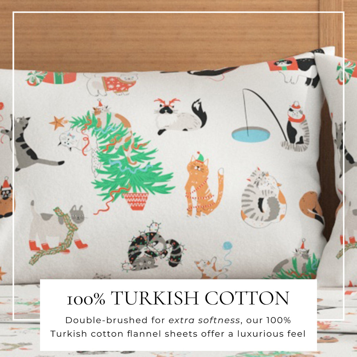 4-Piece Turkish Cotton Flannel Sheet - Whittaker Collection