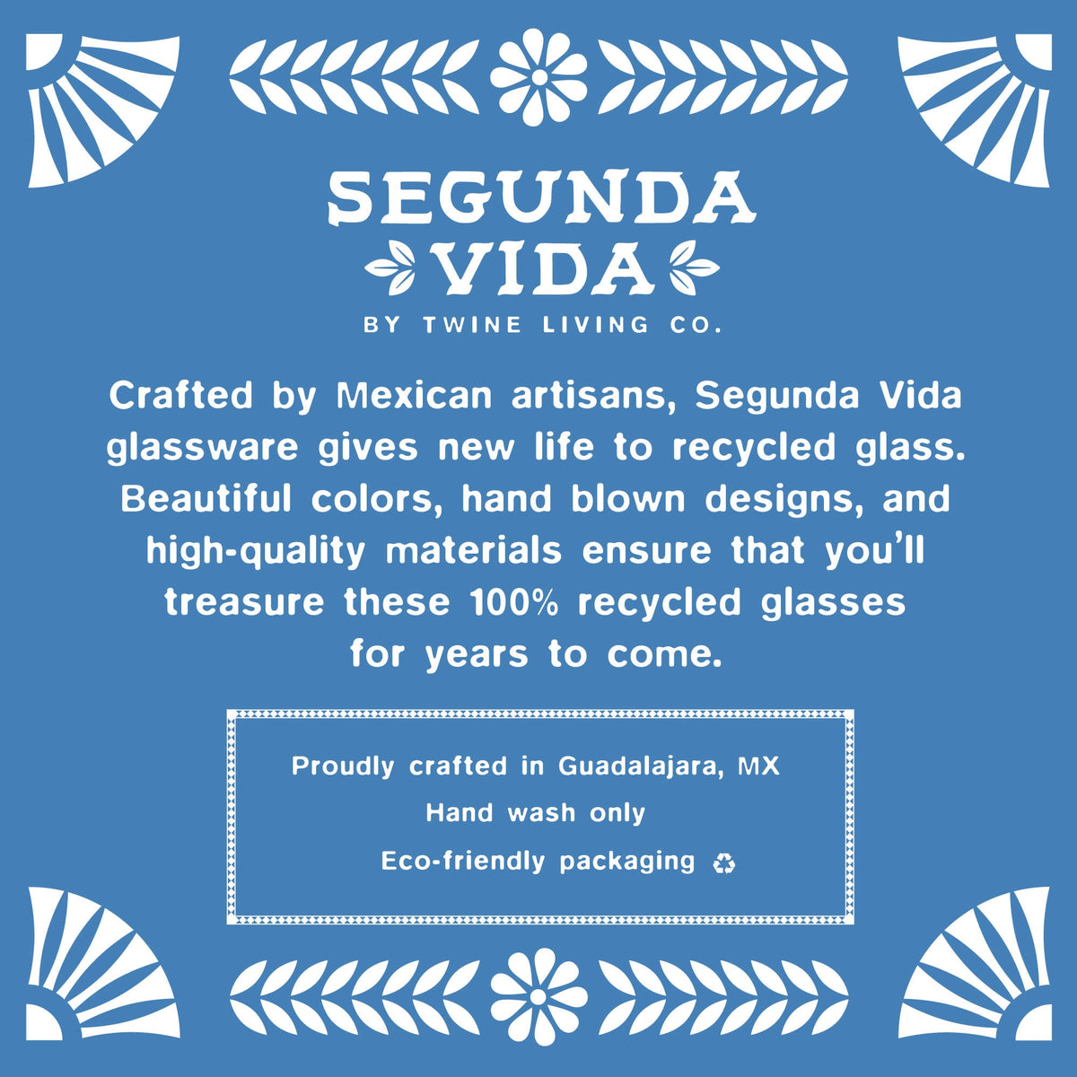 Segunda Vida Artistico Stemless Wine Glasses