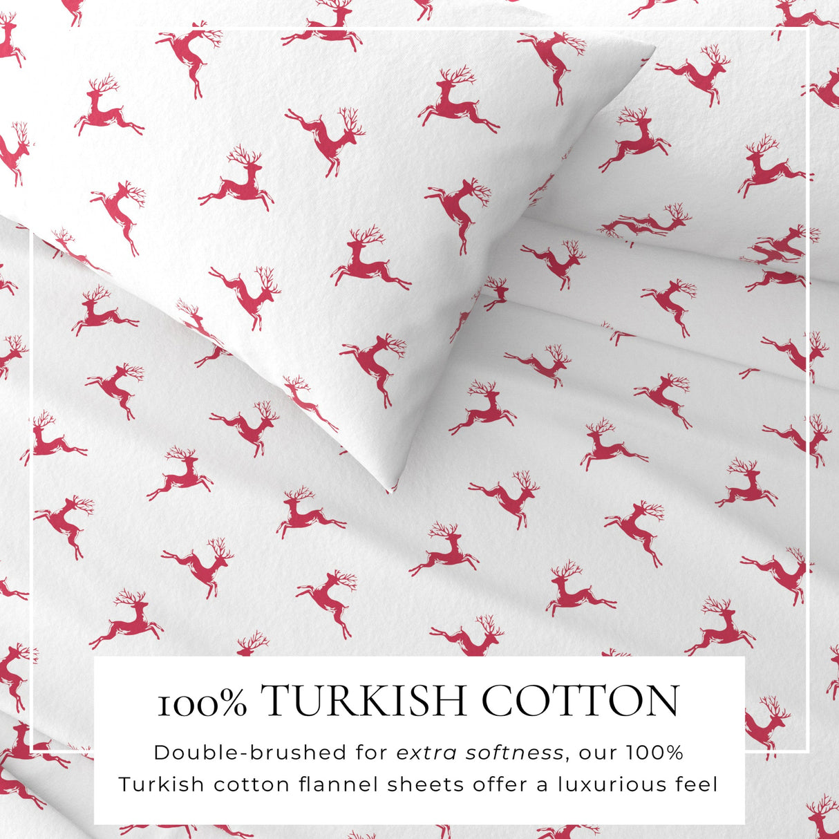 4-Piece Turkish Cotton Flannel Sheet - Whittaker Collection