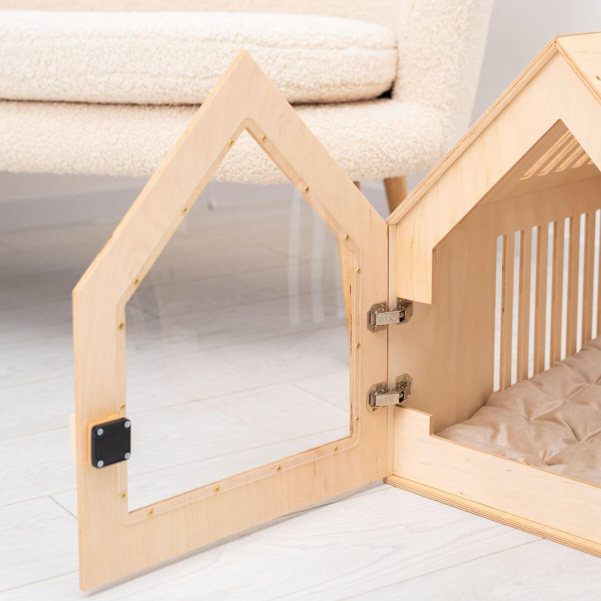 Wooden Indoor Dog House