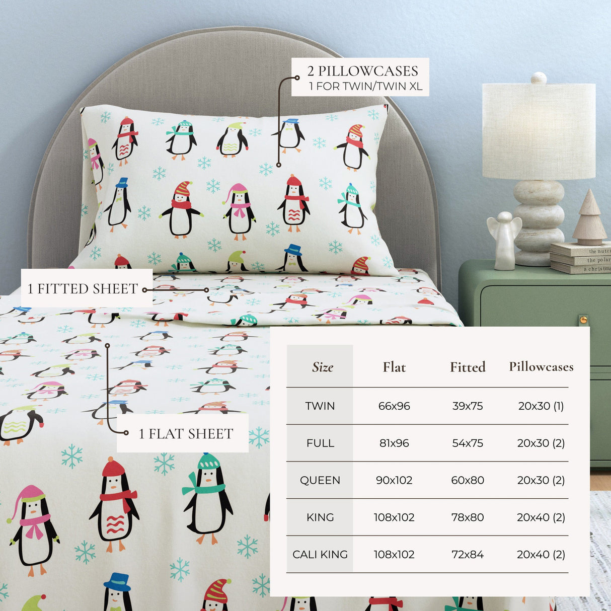 4-Piece Turkish Cotton Flannel Sheet - Stratton Collection