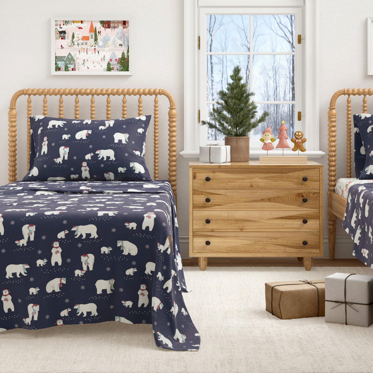 4-Piece Turkish Cotton Flannel Sheet - Whittaker Collection