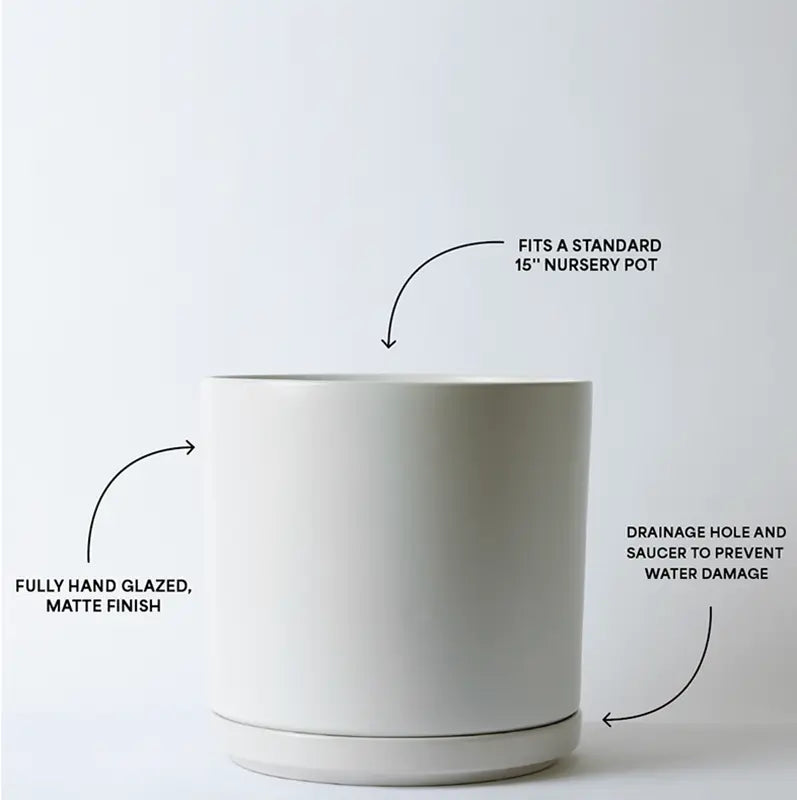 Solid Goods - Ceramic Cylinder with Saucer