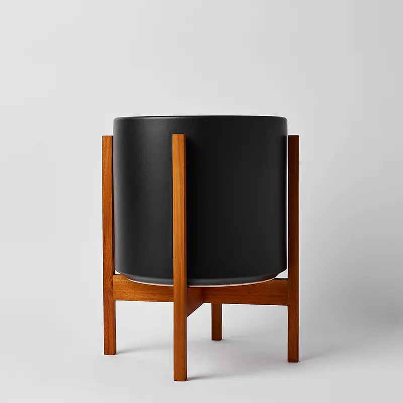 Solid Goods Ceramic Cylinder– With or Without Mahogany Stand