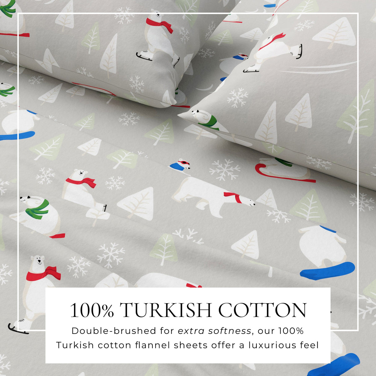 4-Piece Turkish Cotton Flannel Sheet - Stratton Collection