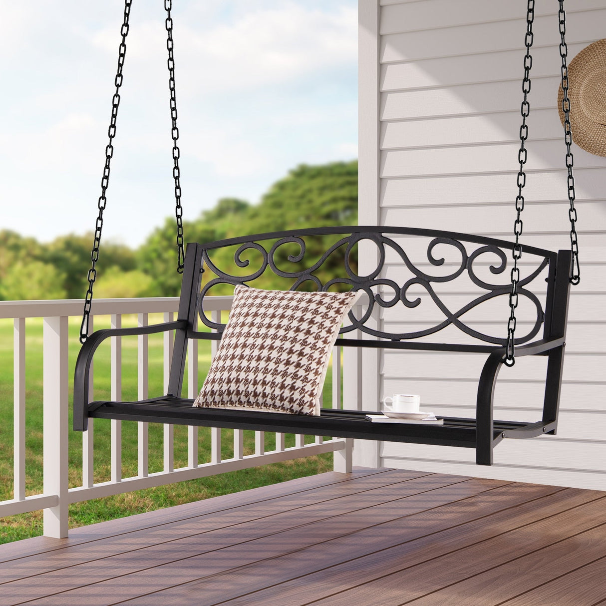 Outdoor Metal Porch Swing