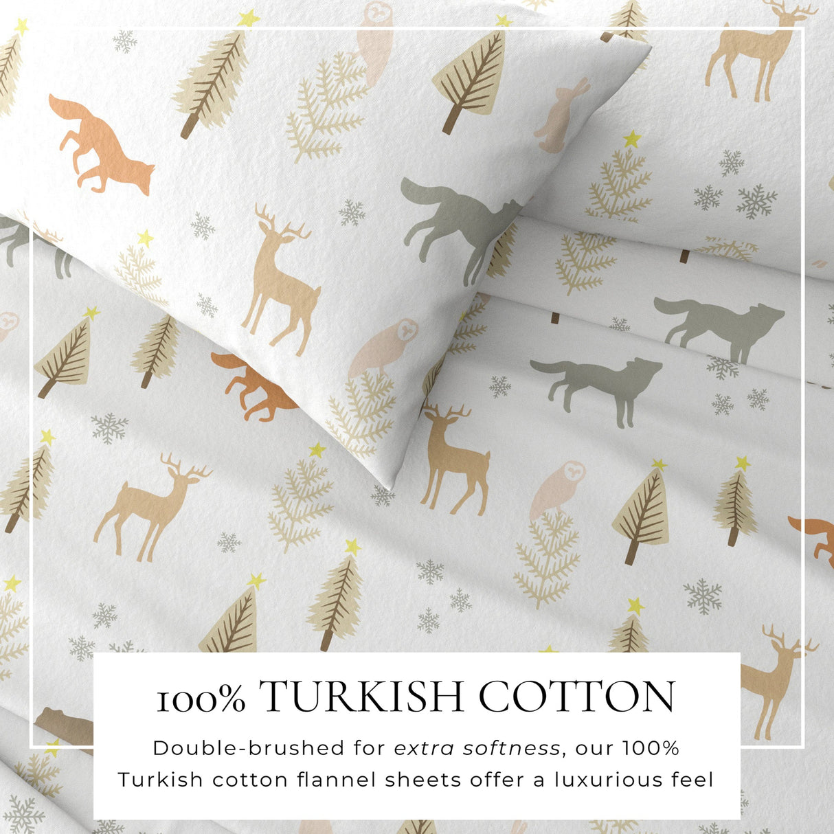 4-Piece Turkish Cotton Flannel Sheet - Stratton Collection