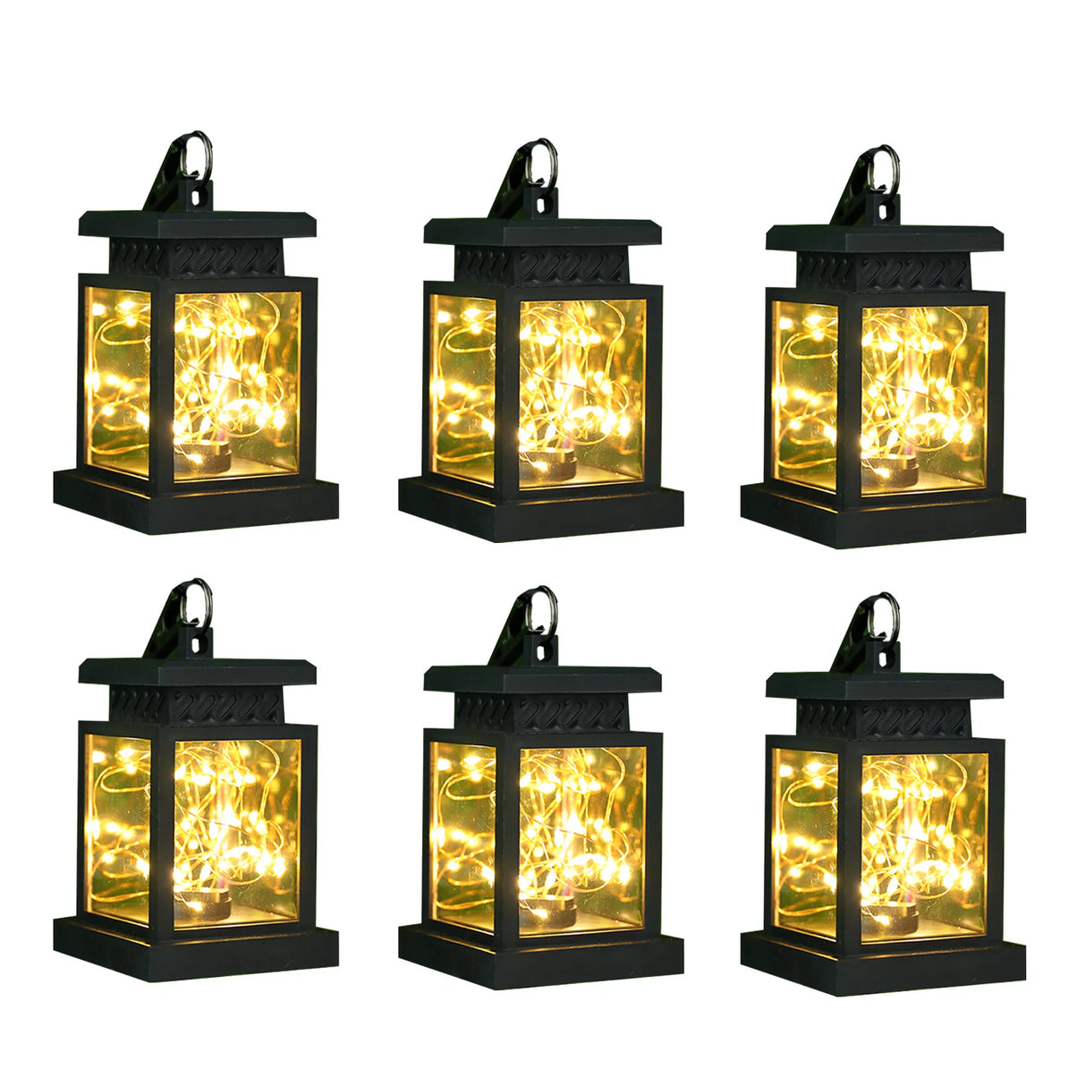 Solar Lantern Lights, Set of 2