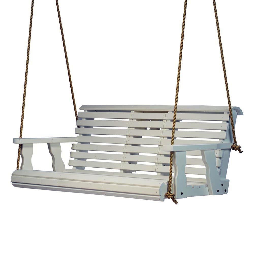 Porchgate Amish Heavy Duty Rollback Console Porch Swing