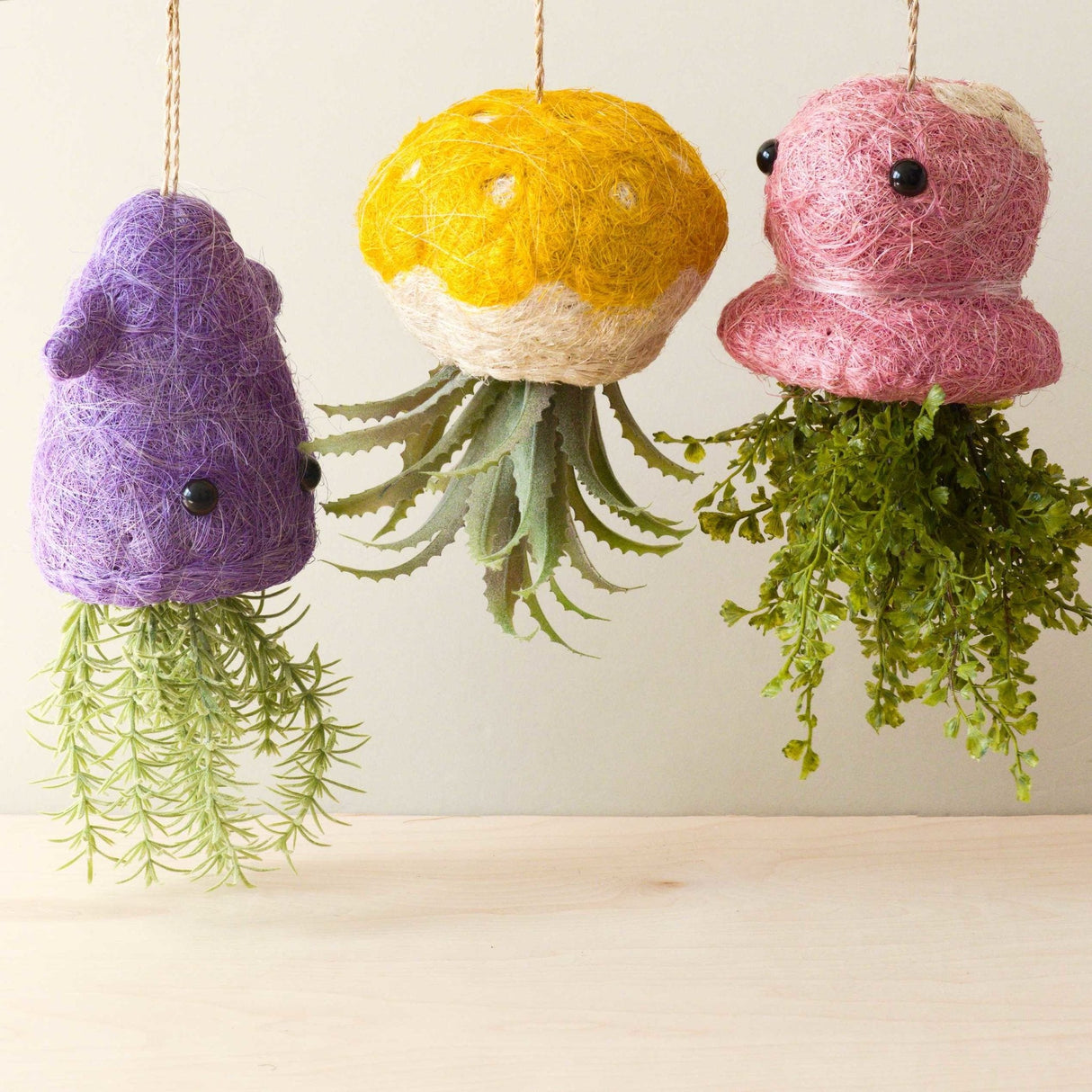 Squid Hanging Planter for Air Plants - Handmade Plant Pot