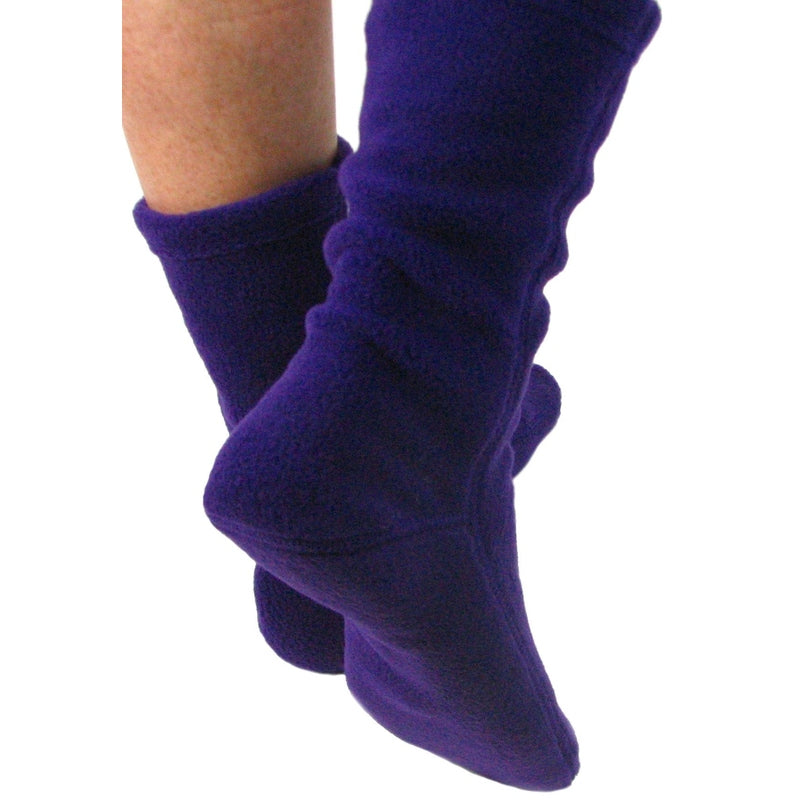 Polar Feet Fleece Socks - Purple Rain