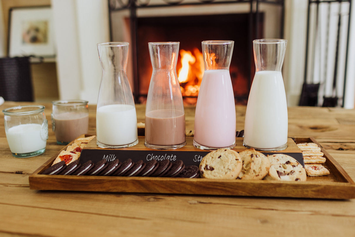 Cava Wine Tasting Kit with 4 Glass Carafes