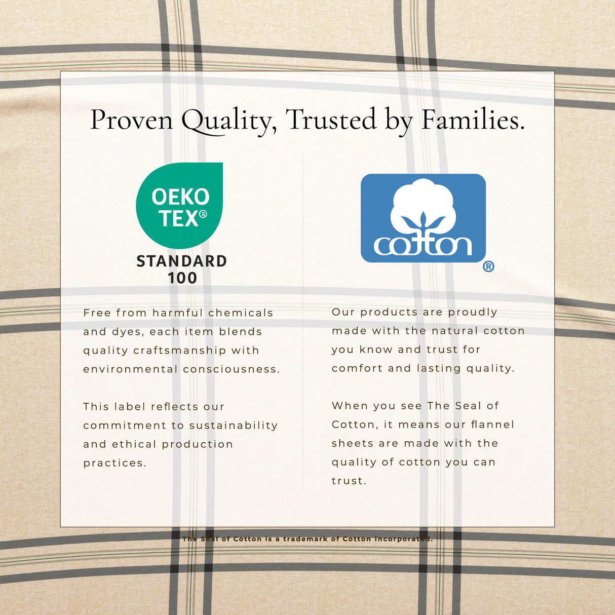 Turkish Cotton Flannel Sheet Set - Plaid & Stripe Collection