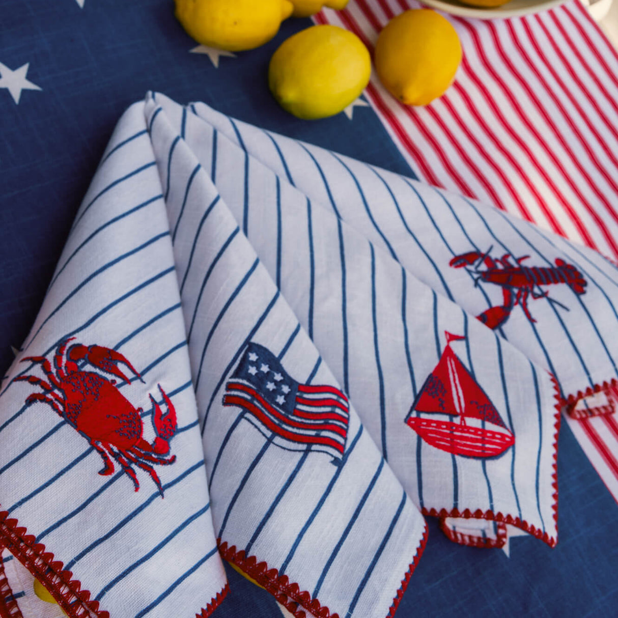 Coastal Americana Napkin Set