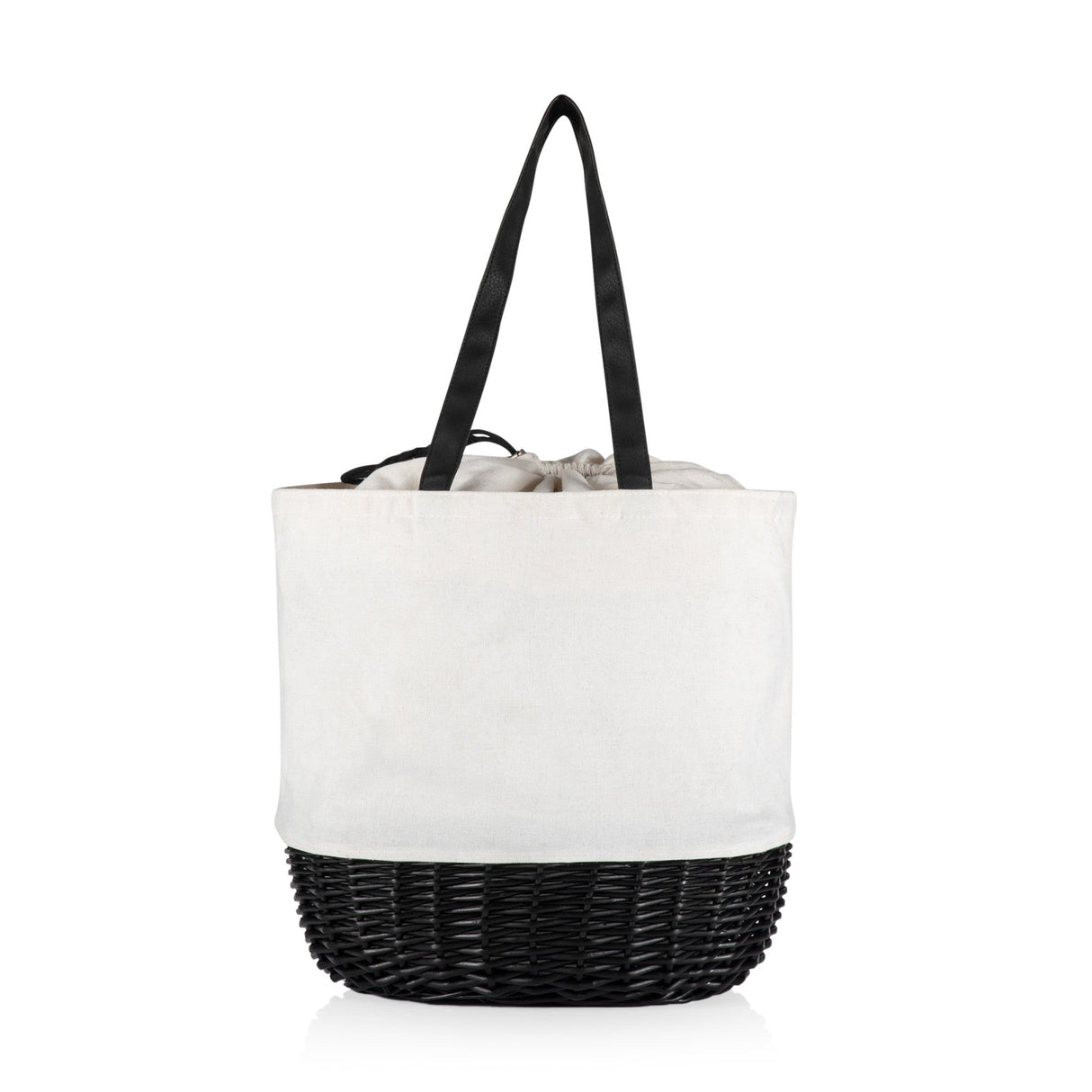 Coronado Canvas and Willow Basket Tote