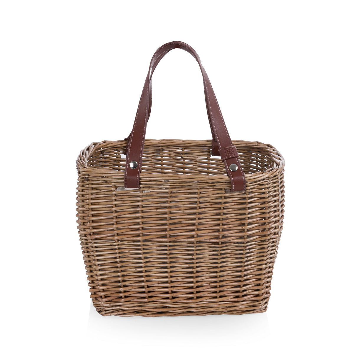 Terrabella Earth Friendly Handwoven Picnic Basket Set for 2