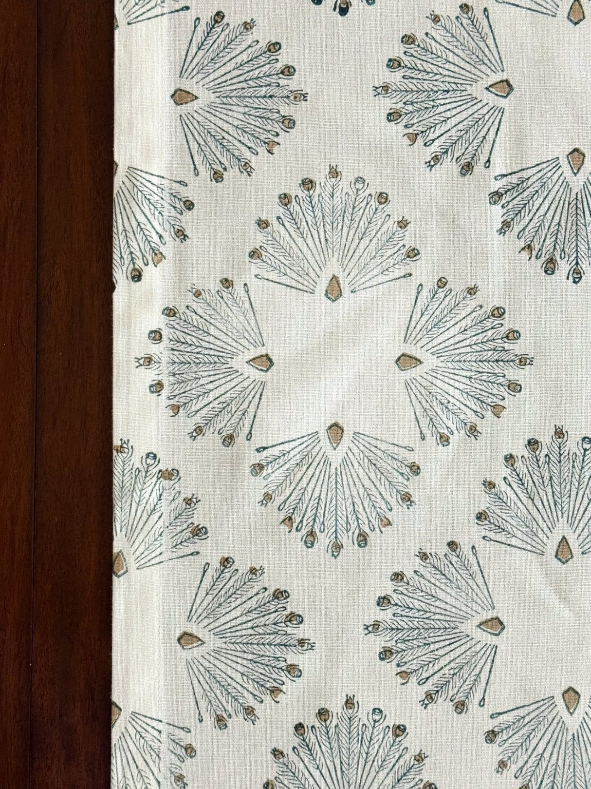 Peacock Paradise Table Runner