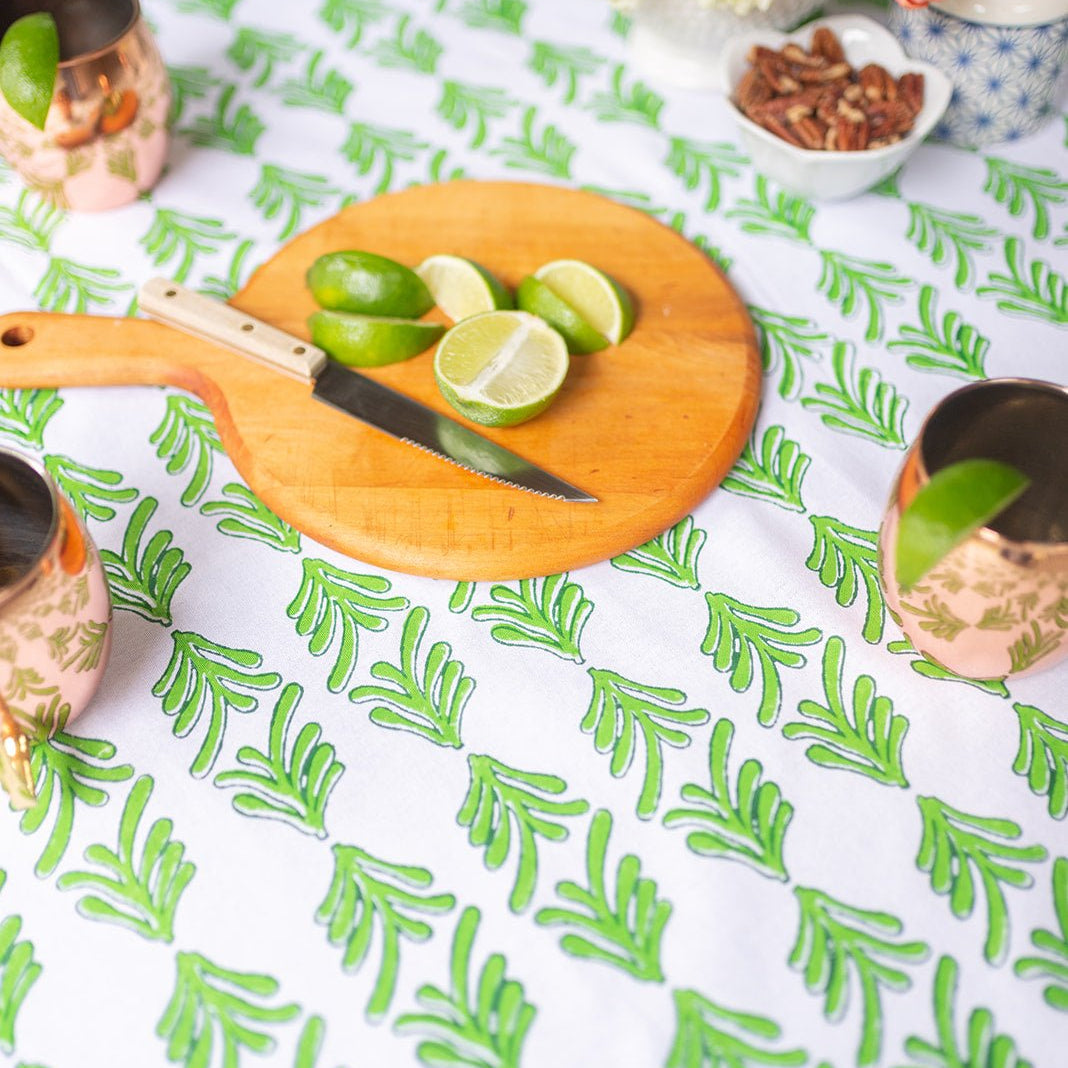 Table Throw - Palmetto, Evergreen & Vine