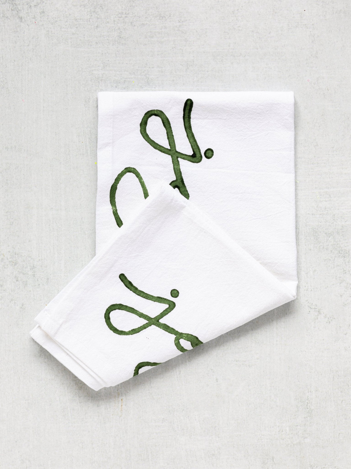 Tea Towel - Joyful, Sage
